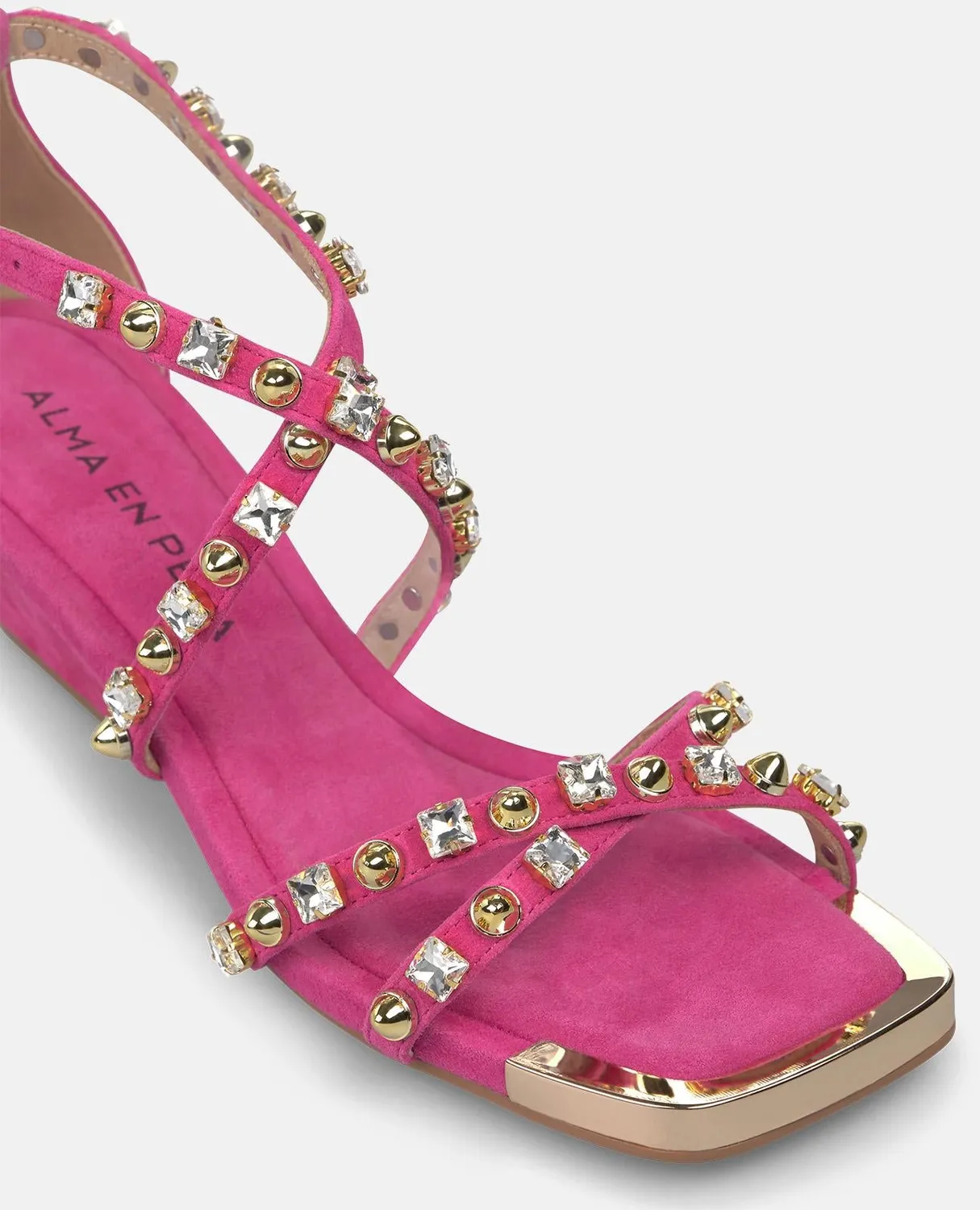 Alma en Pena V260784 sandales bijou fuchsia 6 cm