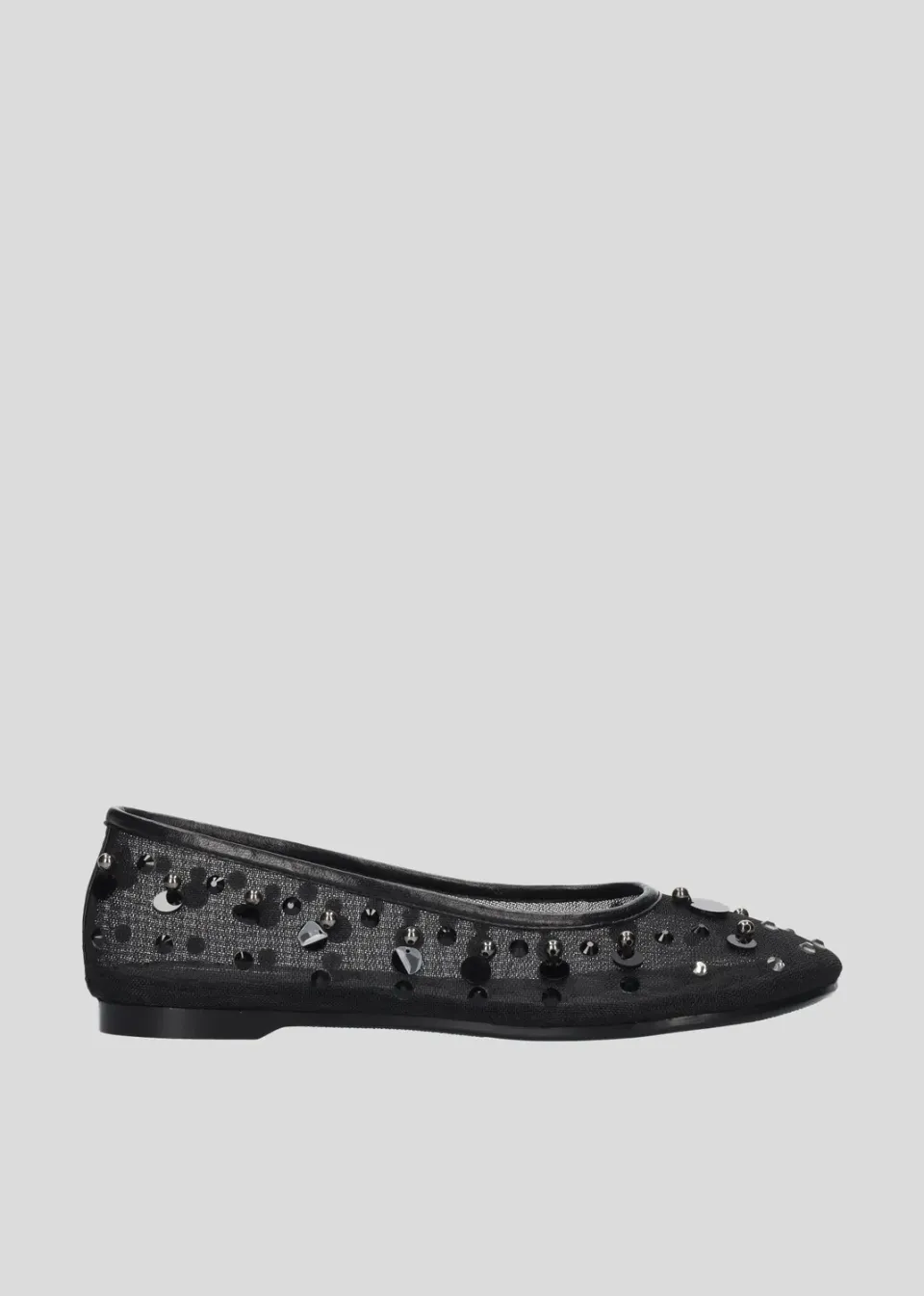 Lola Cruz Daphne ballerines noir cuir