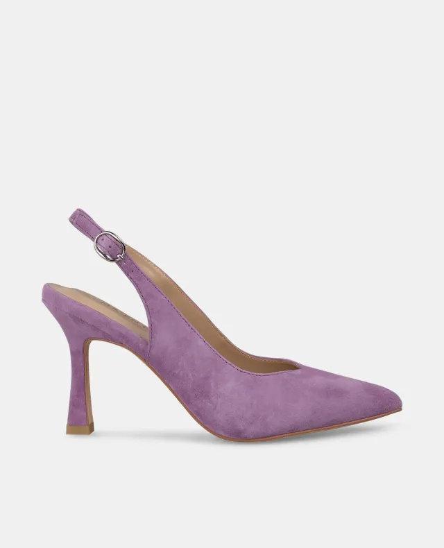 Alma en Pena V250600 escarpins slingback violet talon 9 cm