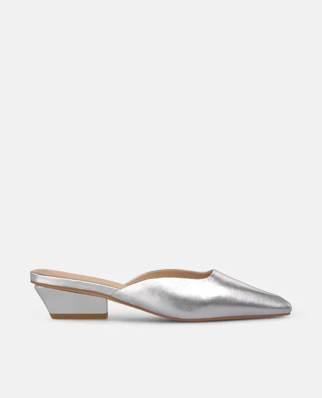 Alma en Pena Diva V260750 mules argenté métallisé