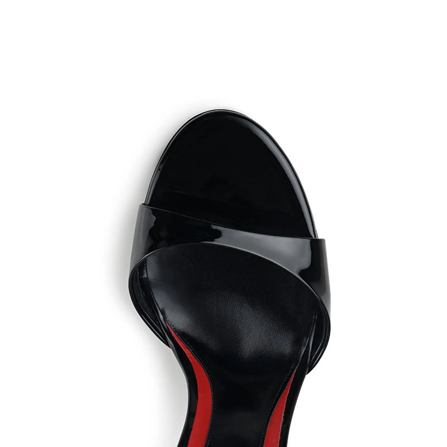 Maison Ernest Lidylle 100 mules cuir vernis noir