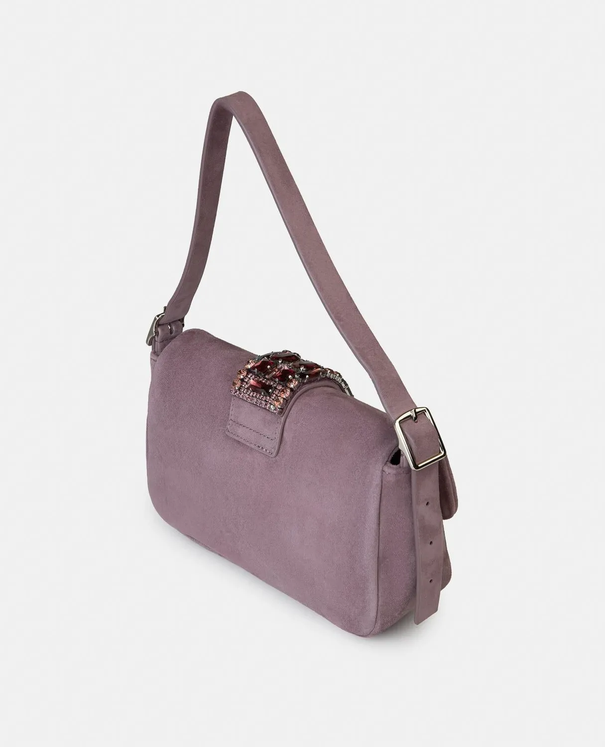 Alma en Pena BG106 sac main cuir lavande fête