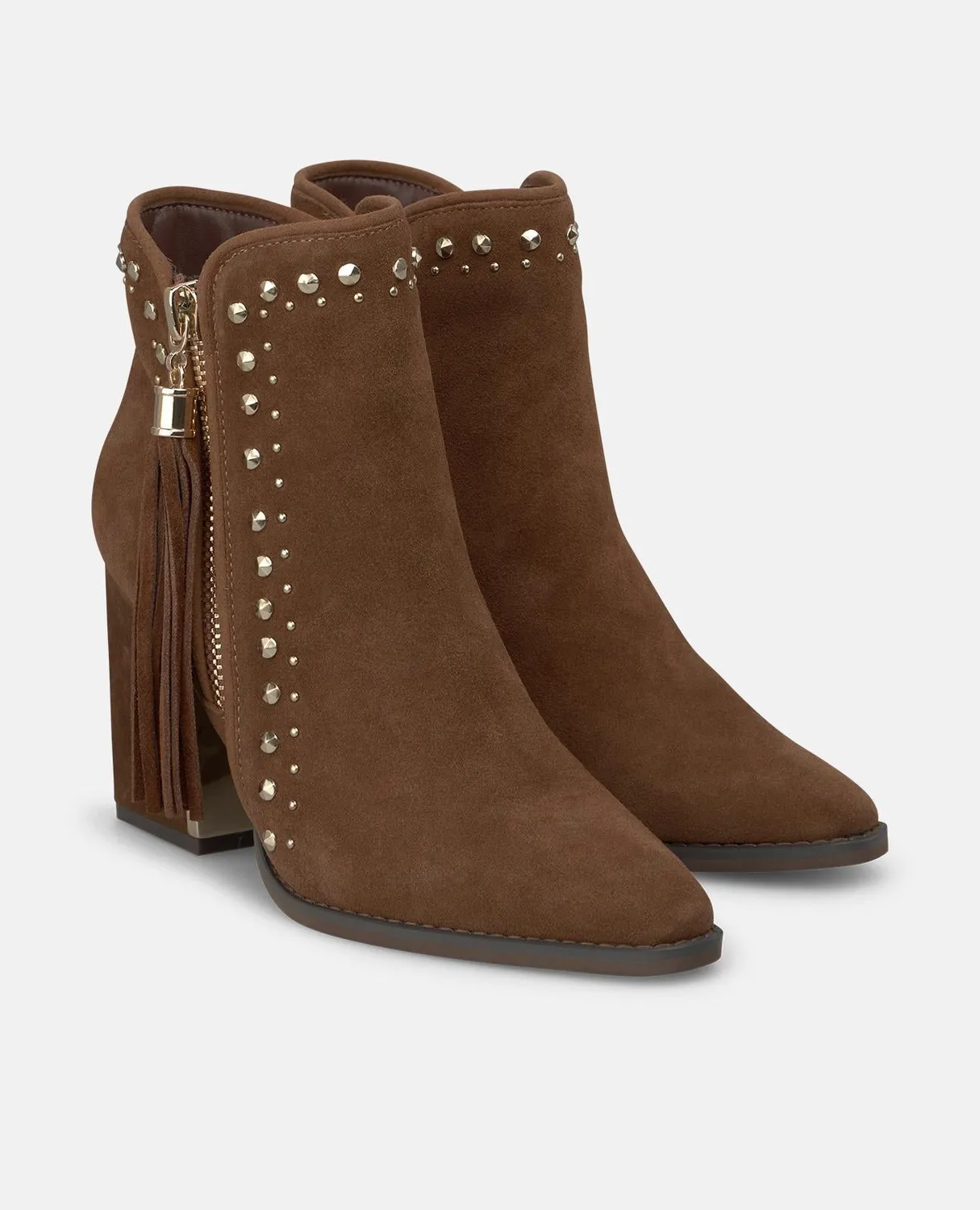 Alma en Pena I2552150 bottines camel zip talon 8 cm
