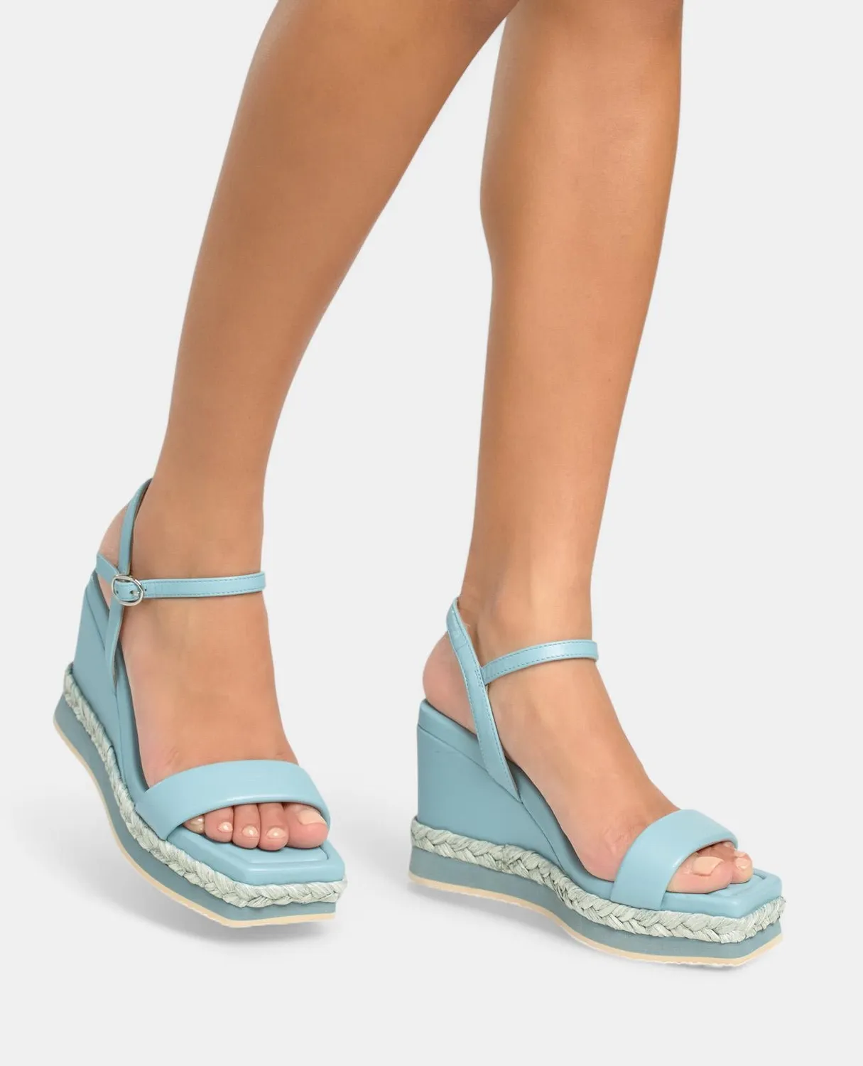 Alma en Pena V251241 compensées bleu jean 9,8 cm