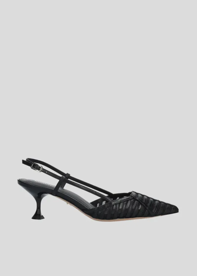 Lola Cruz Streep Pumps 55 escarpins noir talon 5,5 cm