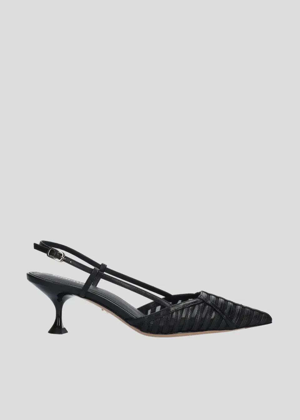 Lola Cruz Streep Pumps 55 escarpins noir talon 5,5 cm