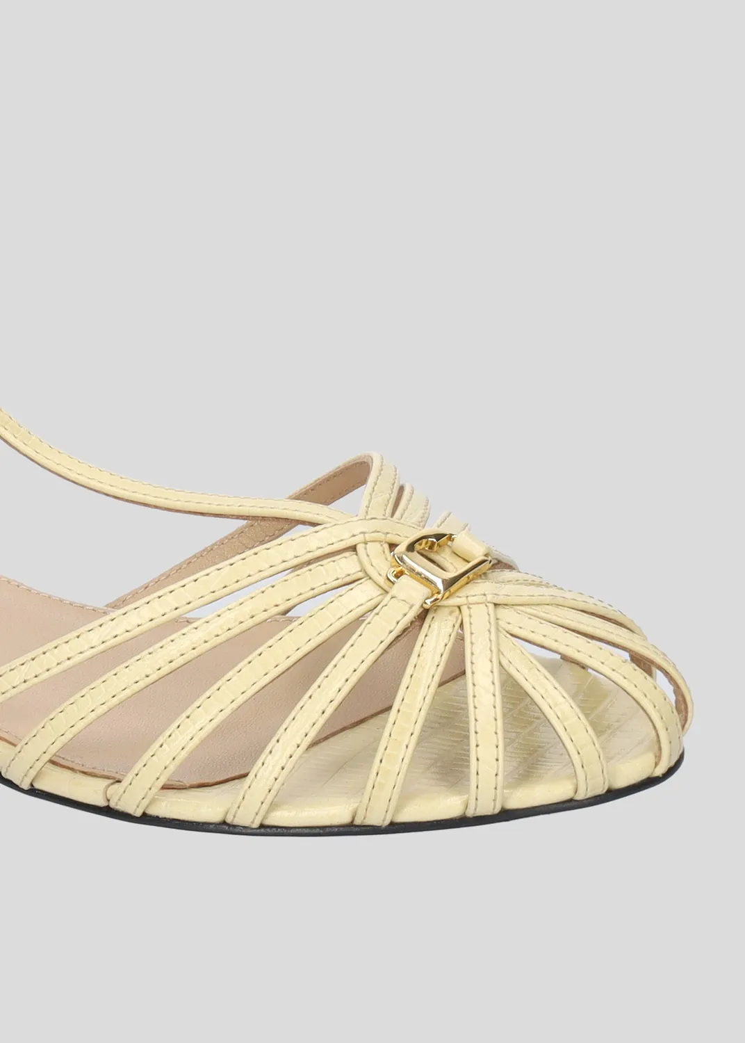 Lola Cruz Tango ballerine vanille cuir