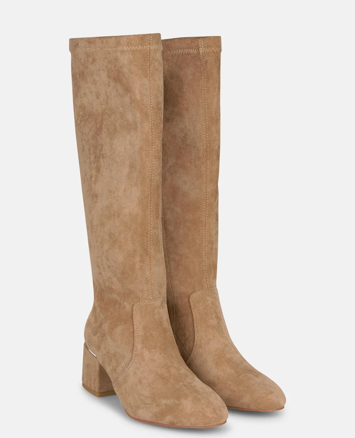 Alma en Pena I2652091C bottes hautes sable talon 5,5 cm