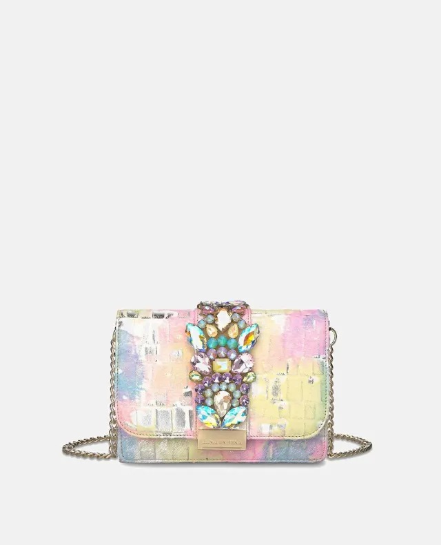 Alma en Pena BG103 sac bandoulière cuir multicolore