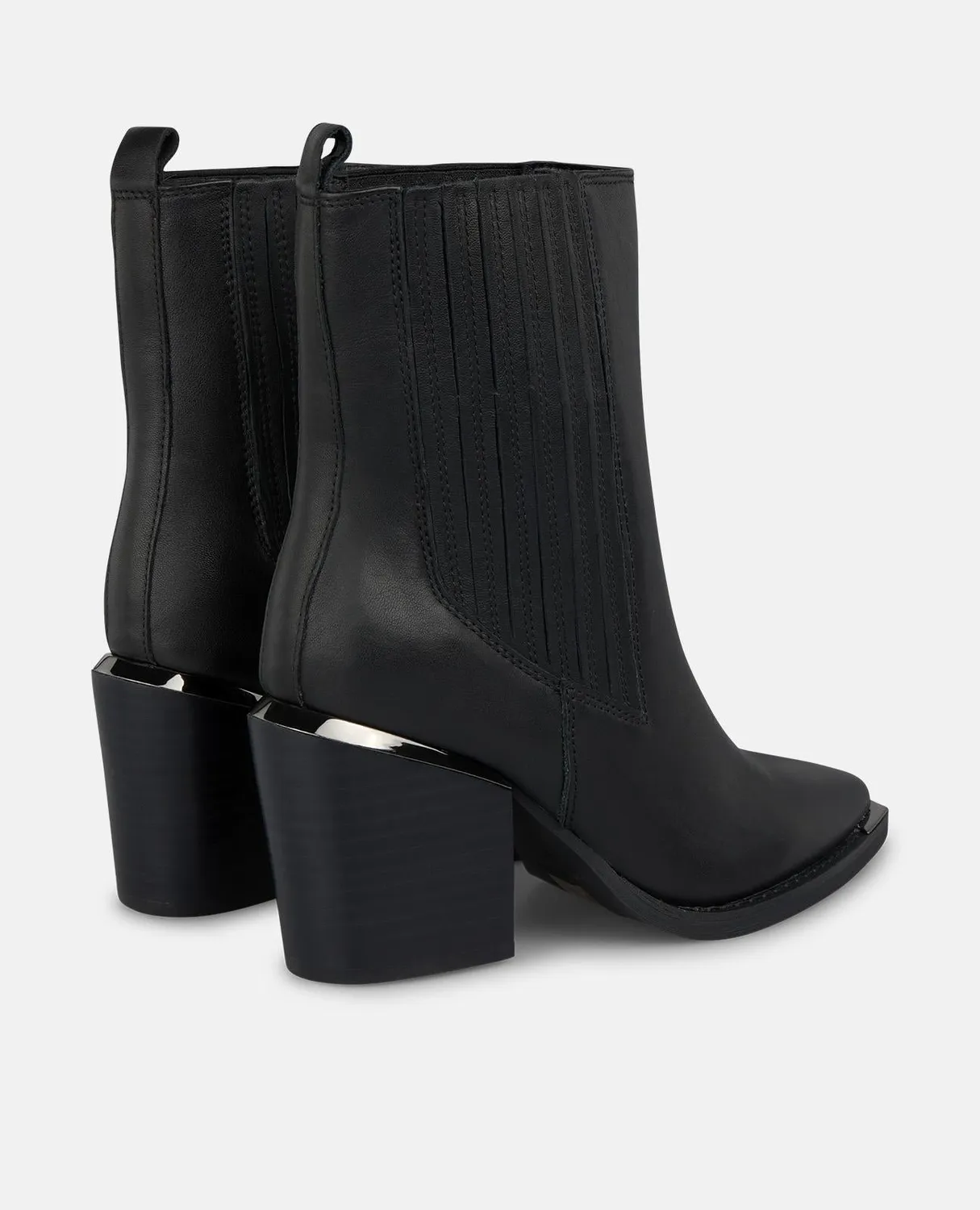 Alma en Pena I250835 bottines cuir noir talon 7 cm