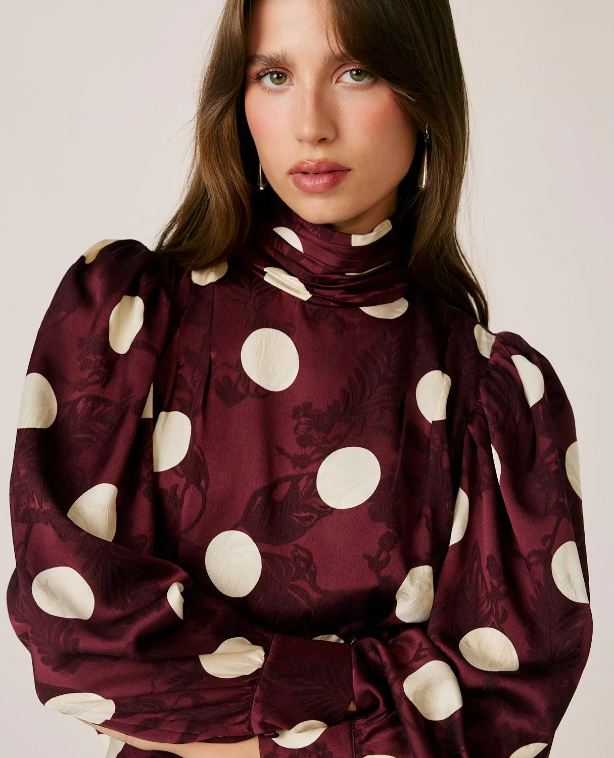 Alma en Pena I26CL0300 combinaison bordeaux jacquard