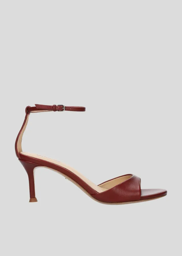 Lola Cruz Brandi Sandal 65 sandales bordeaux 6,5 cm