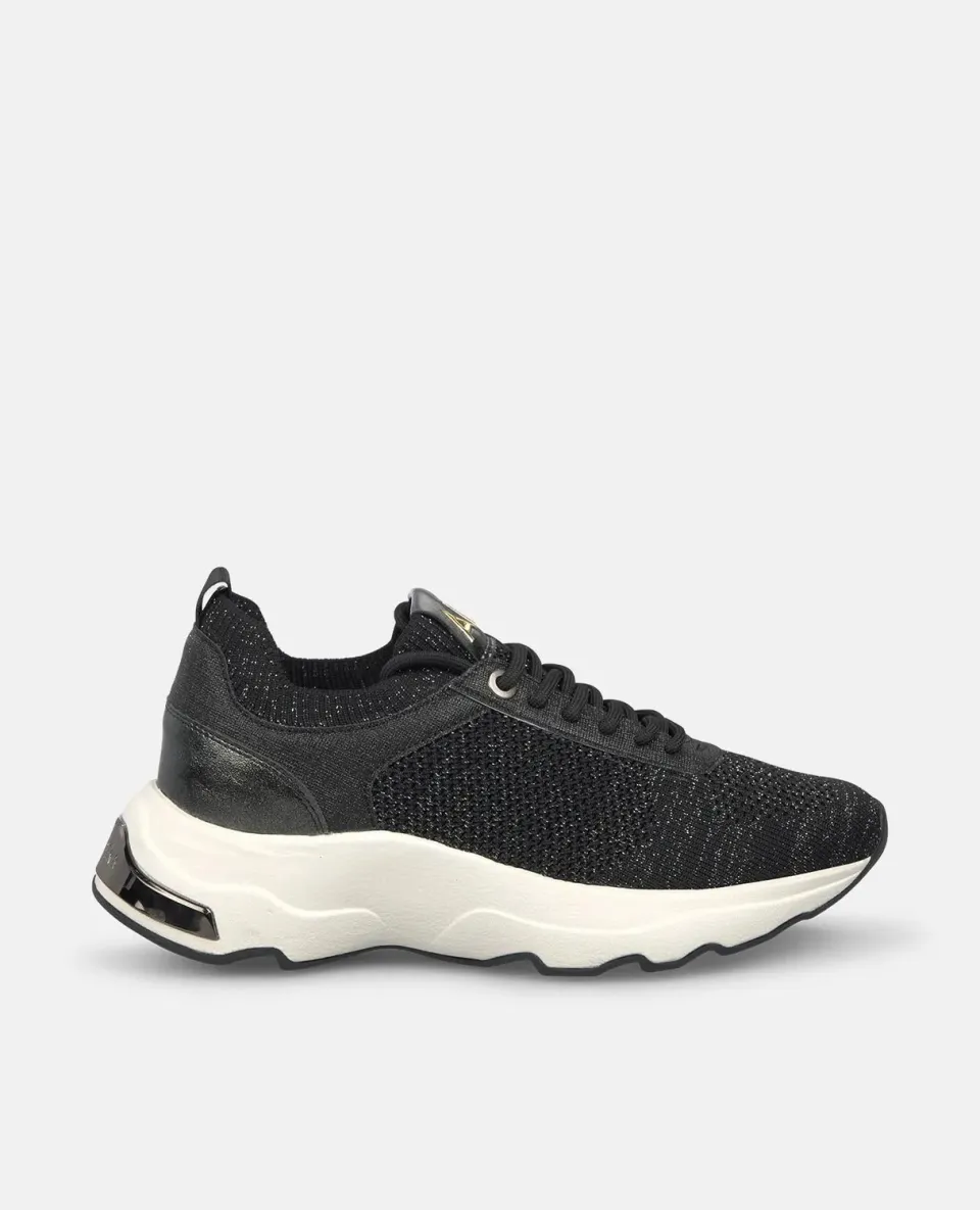 Alma en Pena V2652609 sneakers lycra noir plateforme
