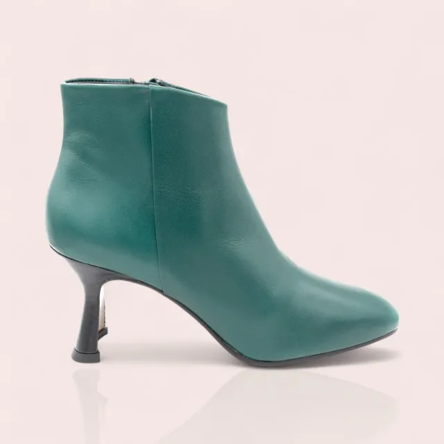 Karine Arabian Borough bottines bleu canard 38 talon 70mm