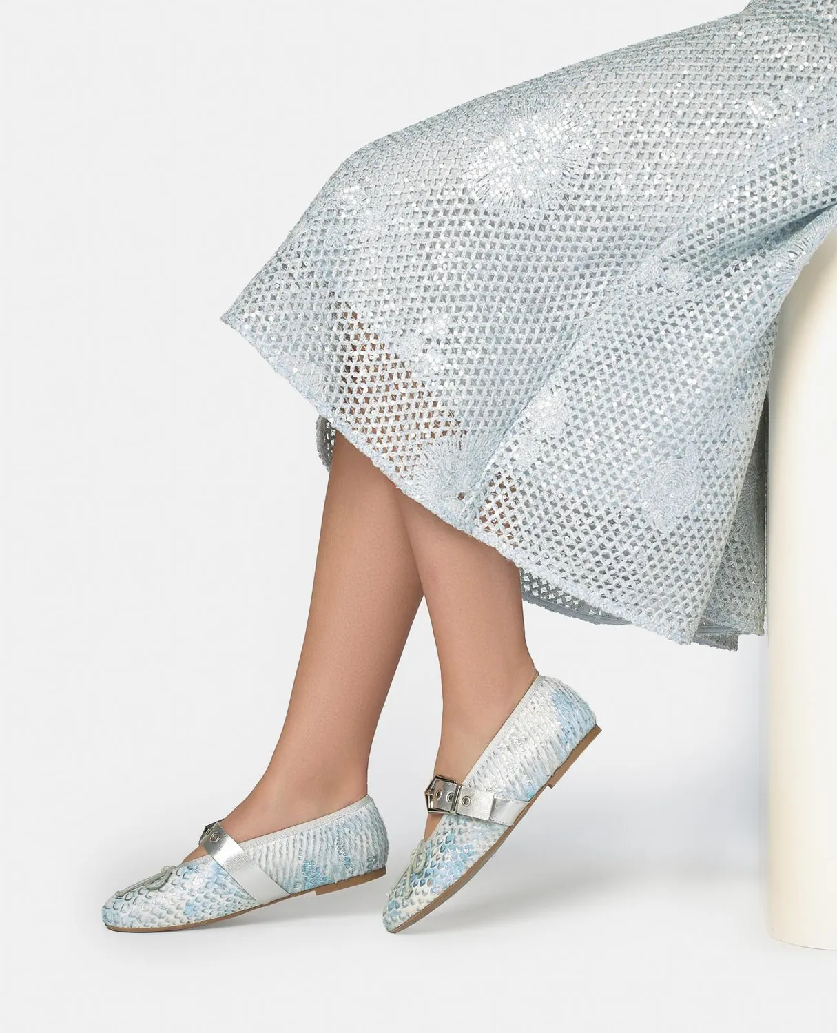 Alma en Pena V261300 ballerines cuir turquoise plates