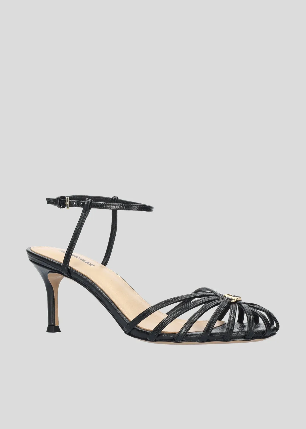 Lola Cruz Tango 65 sandales noir talon 6,5 cm