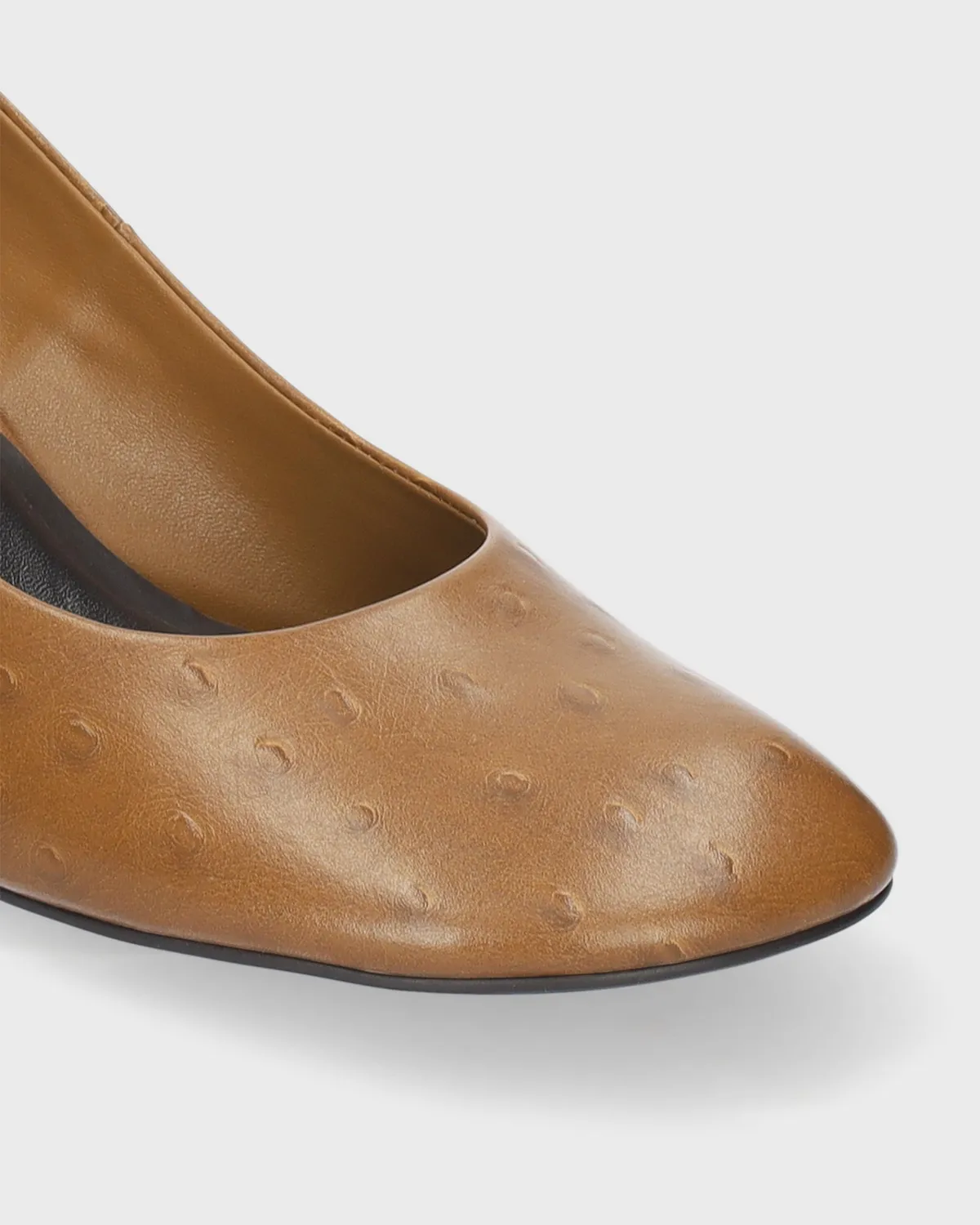 Lola Cruz Nami 55 escarpins caramel talon 5,5 cm