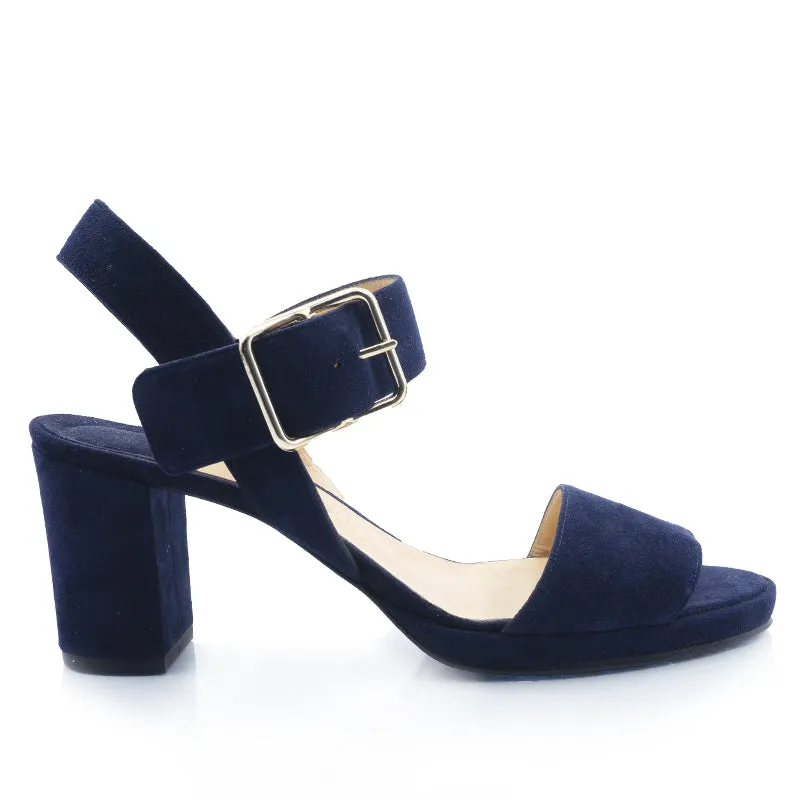 Bégum Paris Serifos sandales marine talon 7 cm