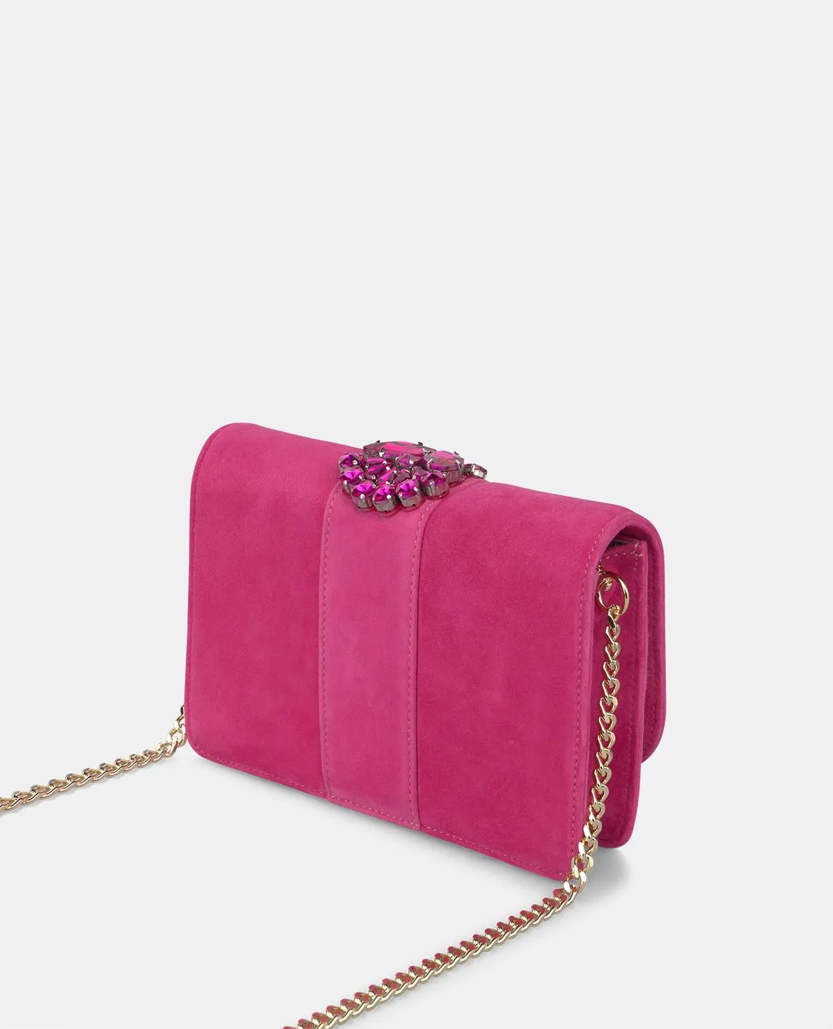 Alma en Pena V25BG5041 sac bandoulière fuchsia bijou