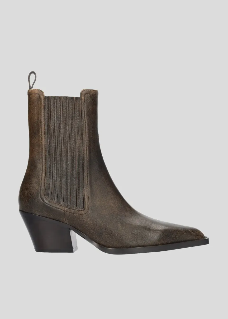 Lola Cruz Solenne 60 bottines chocolat talon 6 cm