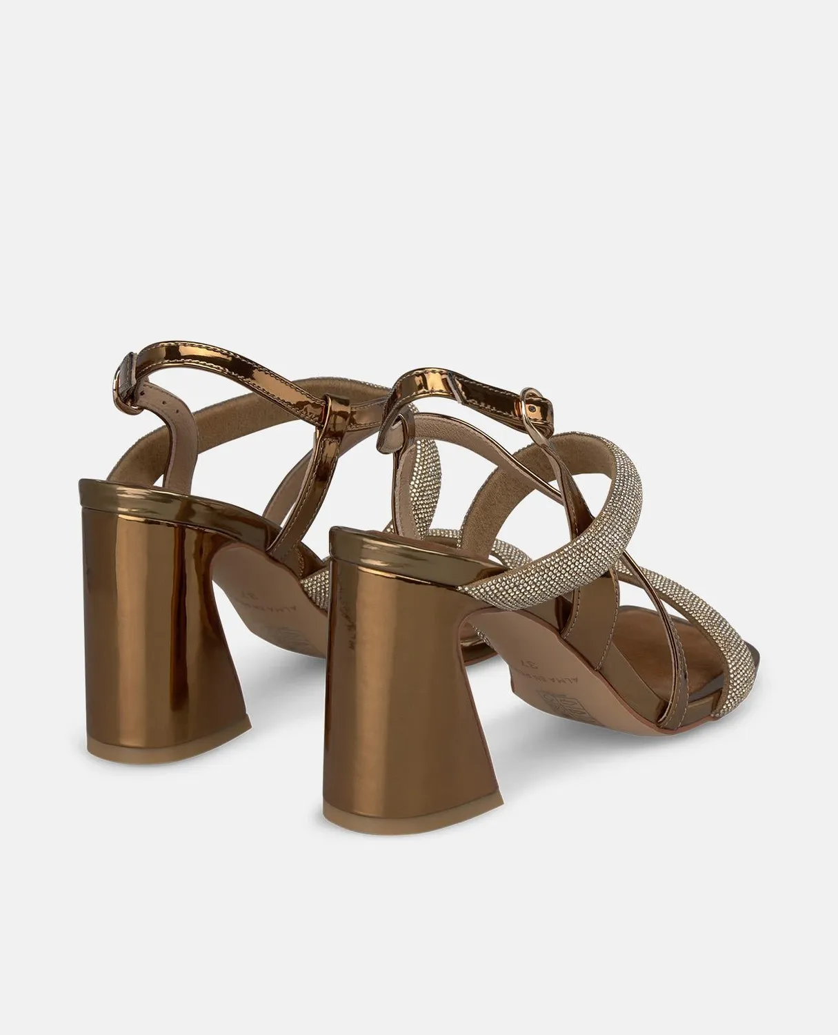 Alma en Pena V262351 sandales bronze talon 9,8 cm