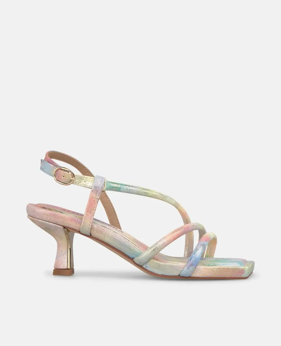 Alma en Pena V265000 sandales roses croisées talon 5,5cm
