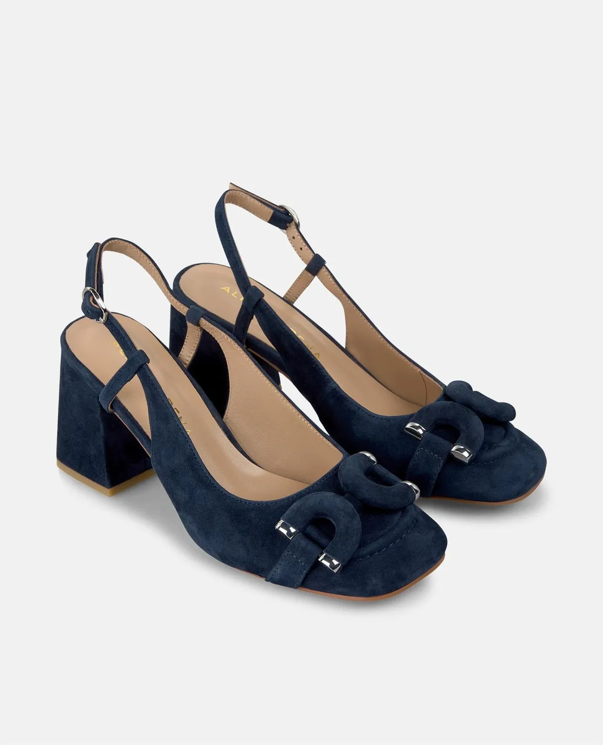 Alma en Pena V250550 escarpins bleu marine suède
