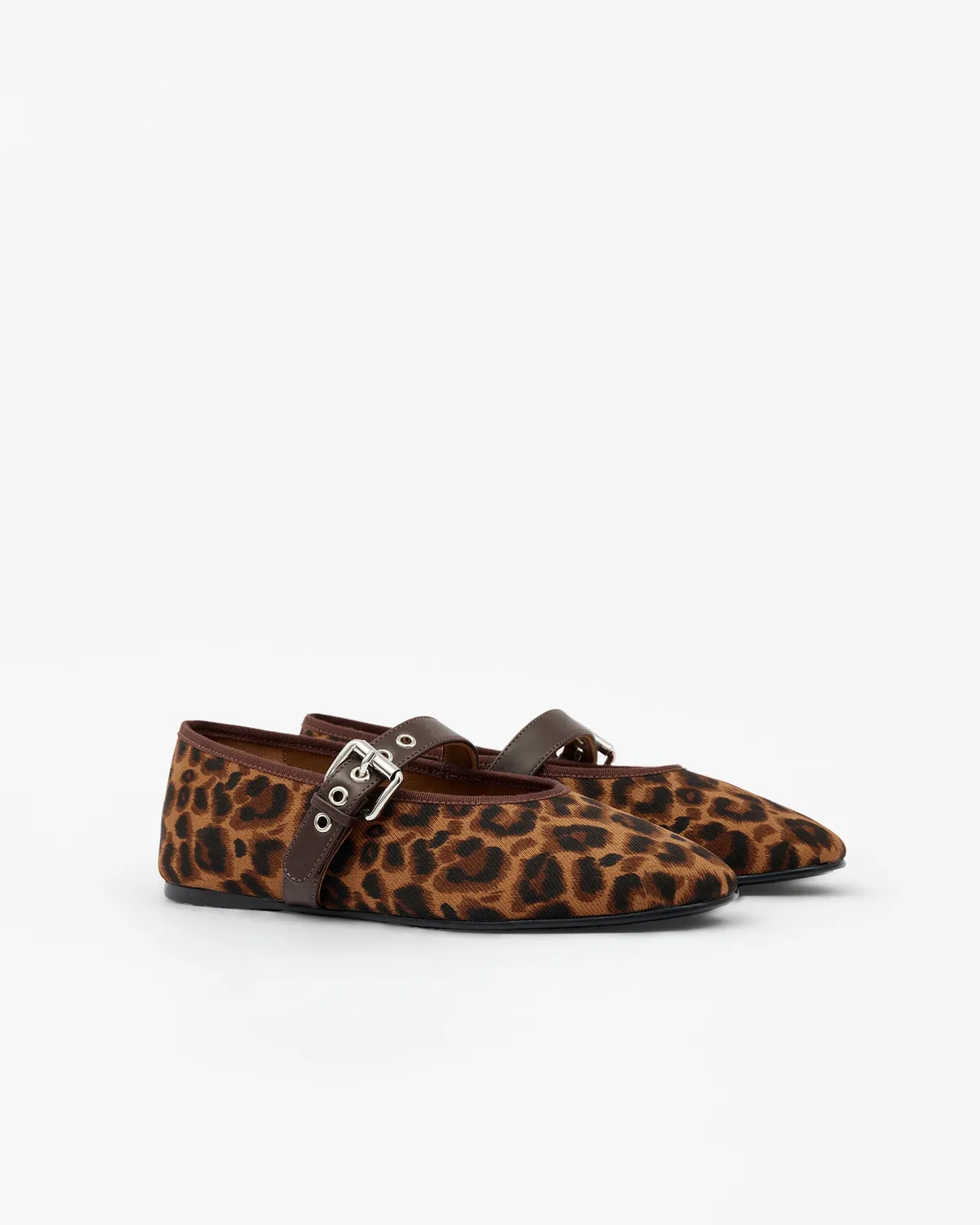 Mi/Mai Romy Mesh Leo ballerines tissu léopard
