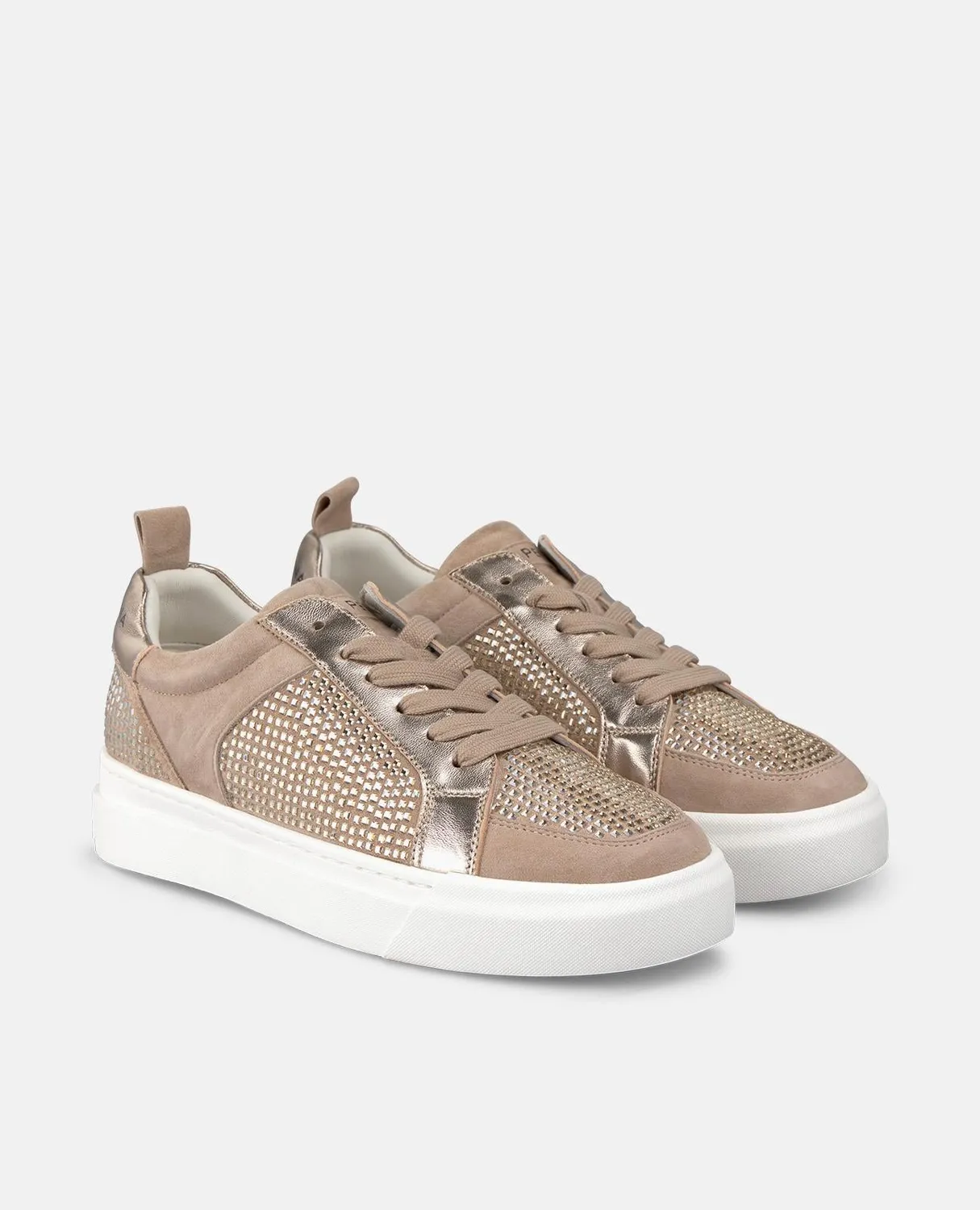Alma en Pena I251556 baskets strass vison plateforme