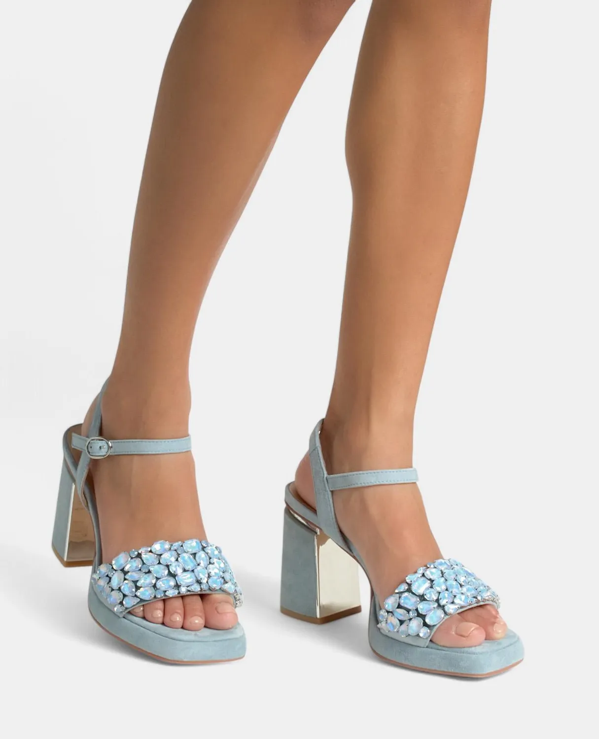 Alma en Pena V250792 sandale bleue talon 8,5 cm