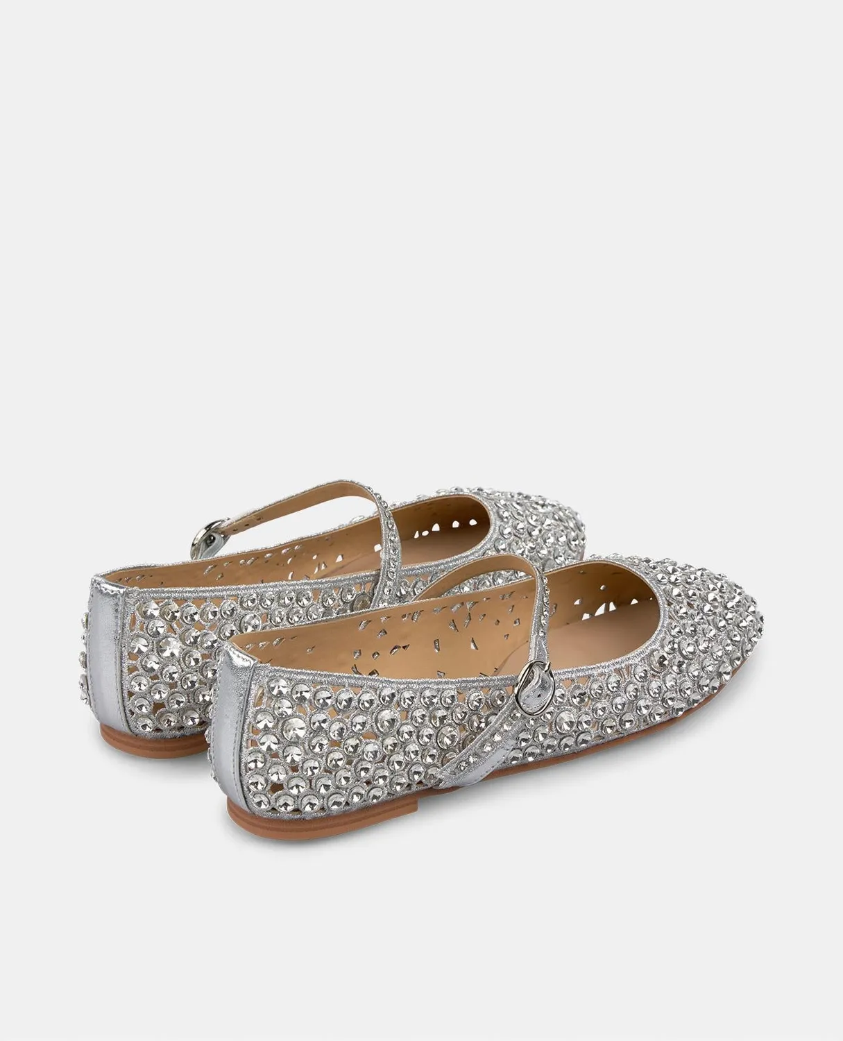 Alma en Pena V250544 ballerines argenté strass