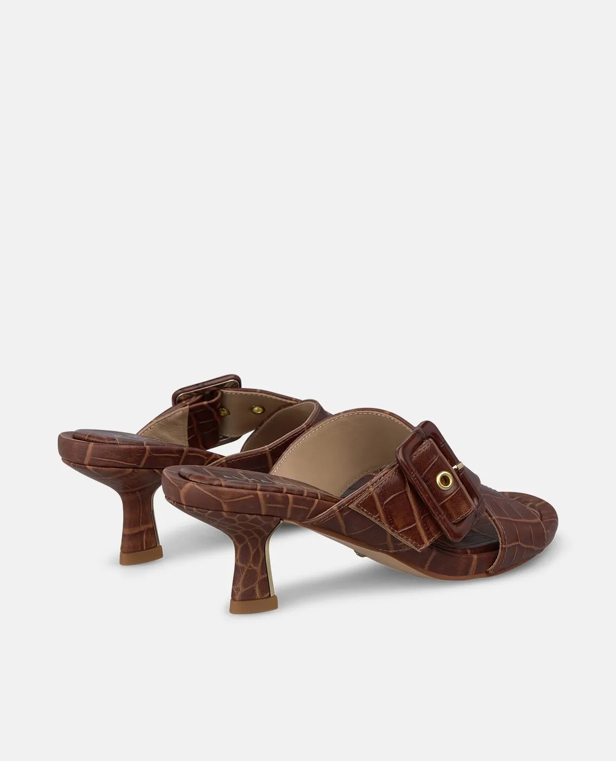 Alma en Pena I260293 sandales cuir camel talon 5,5 cm