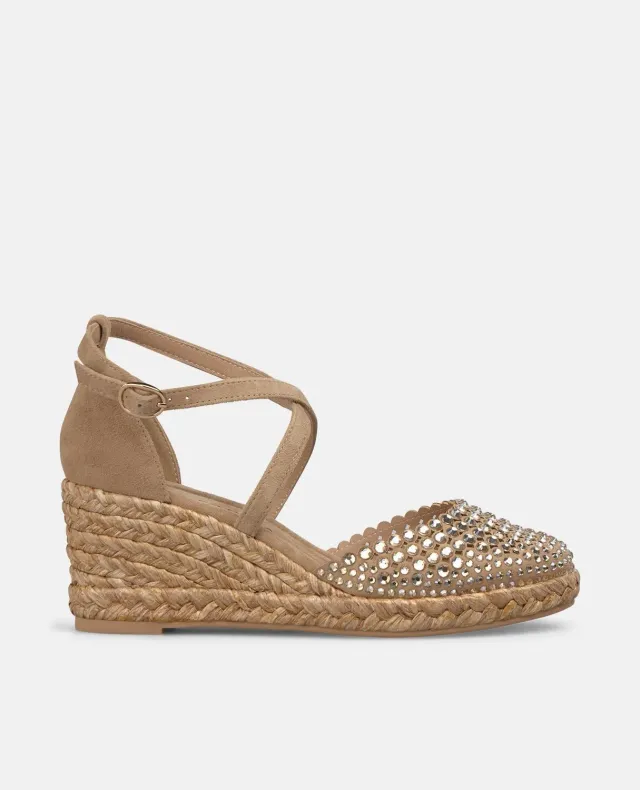 Alma en Pena V265693 espadrilles compensées sable