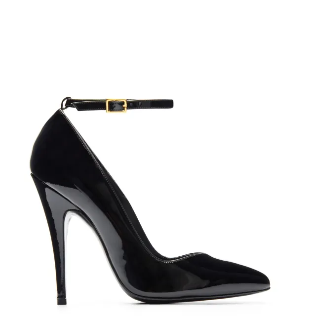 Maison Ernest Go 120 escarpin noir vernis talon 12 cm