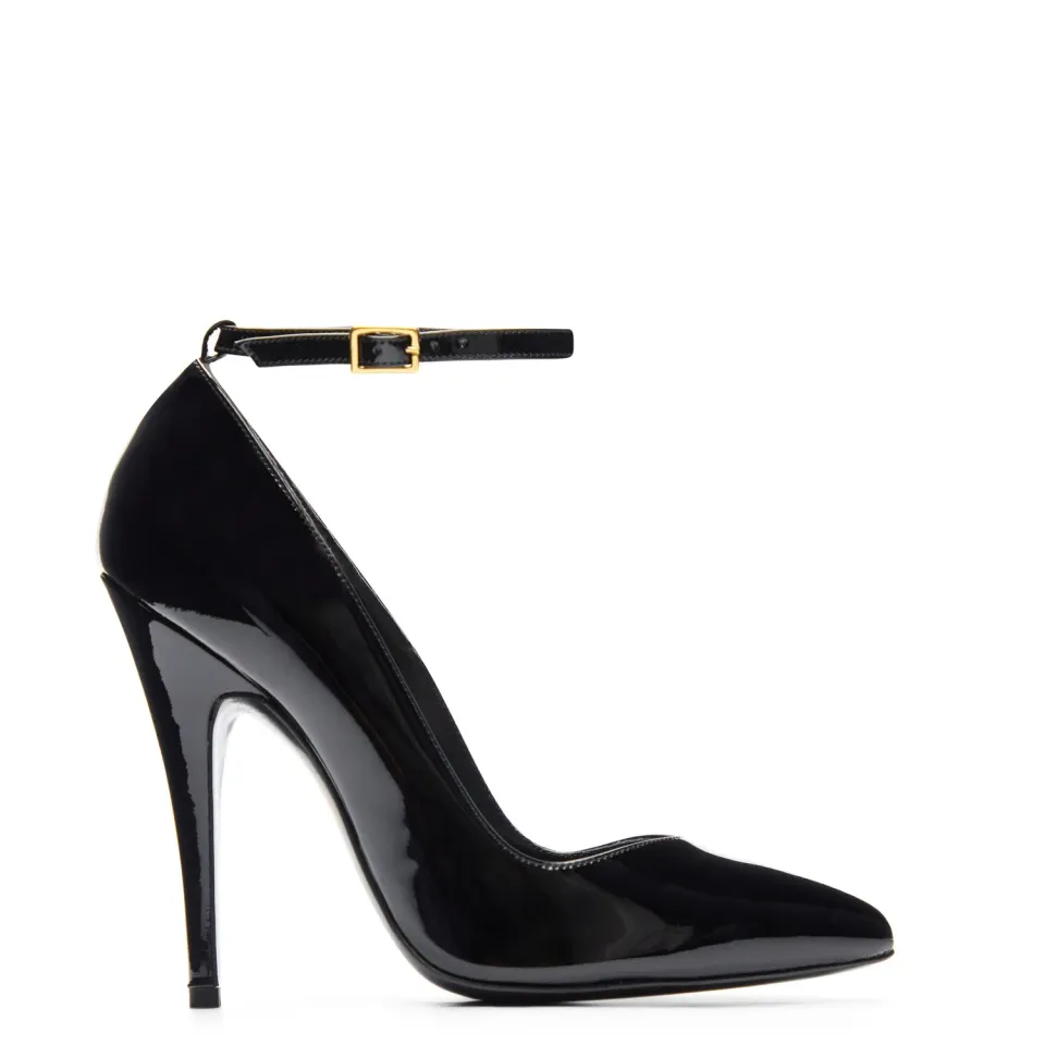 Maison Ernest Go 120 escarpin noir vernis talon 12 cm