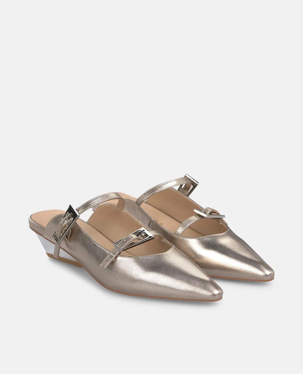 Alma en Pena V260751 mules bronze métallisé