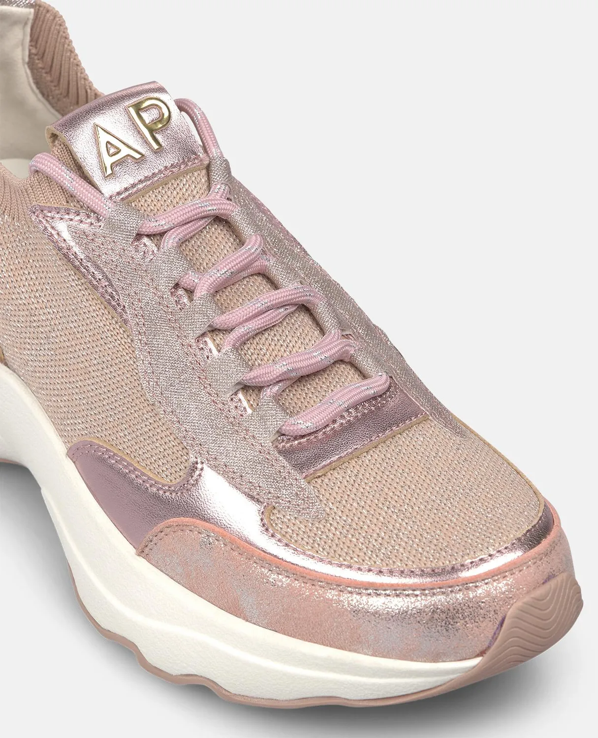 Alma en Pena V2652600 sneakers plateforme roses 4,5 cm