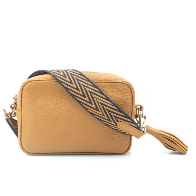 Bégum Paris Adèle sac miel cuir grainé 22 cm