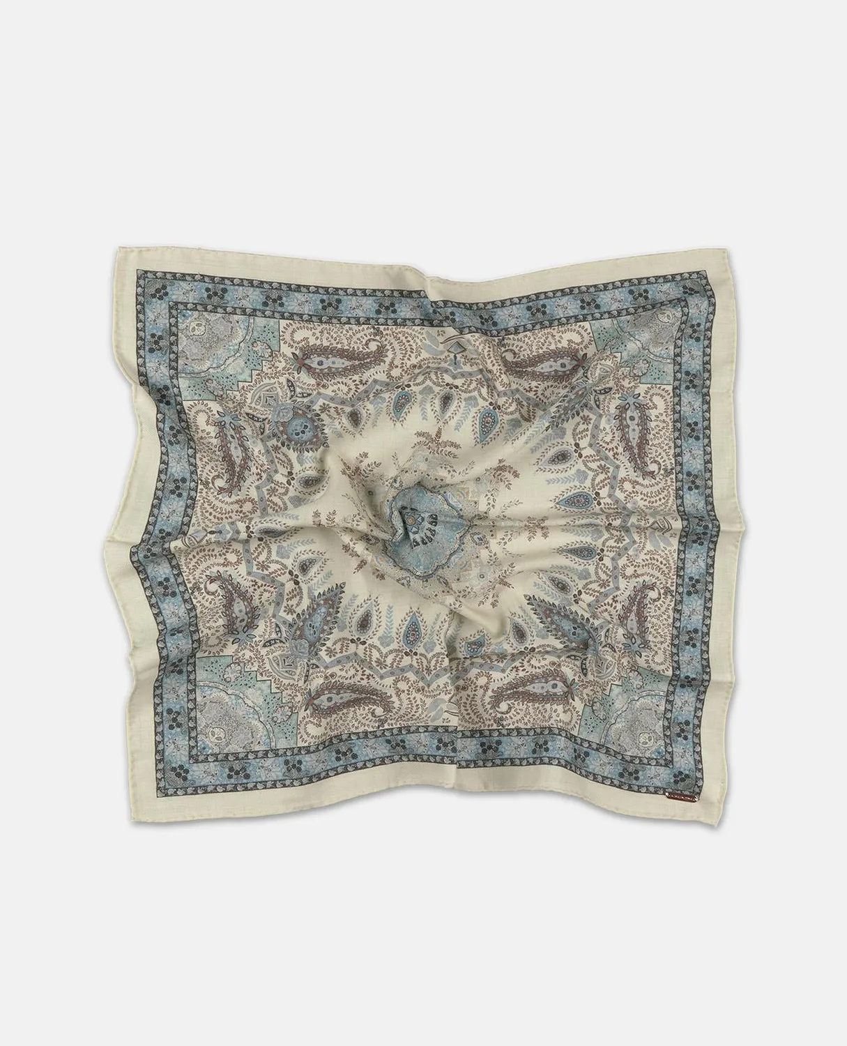 Alma en Pena I26AC001 foulard beige paisley polyester