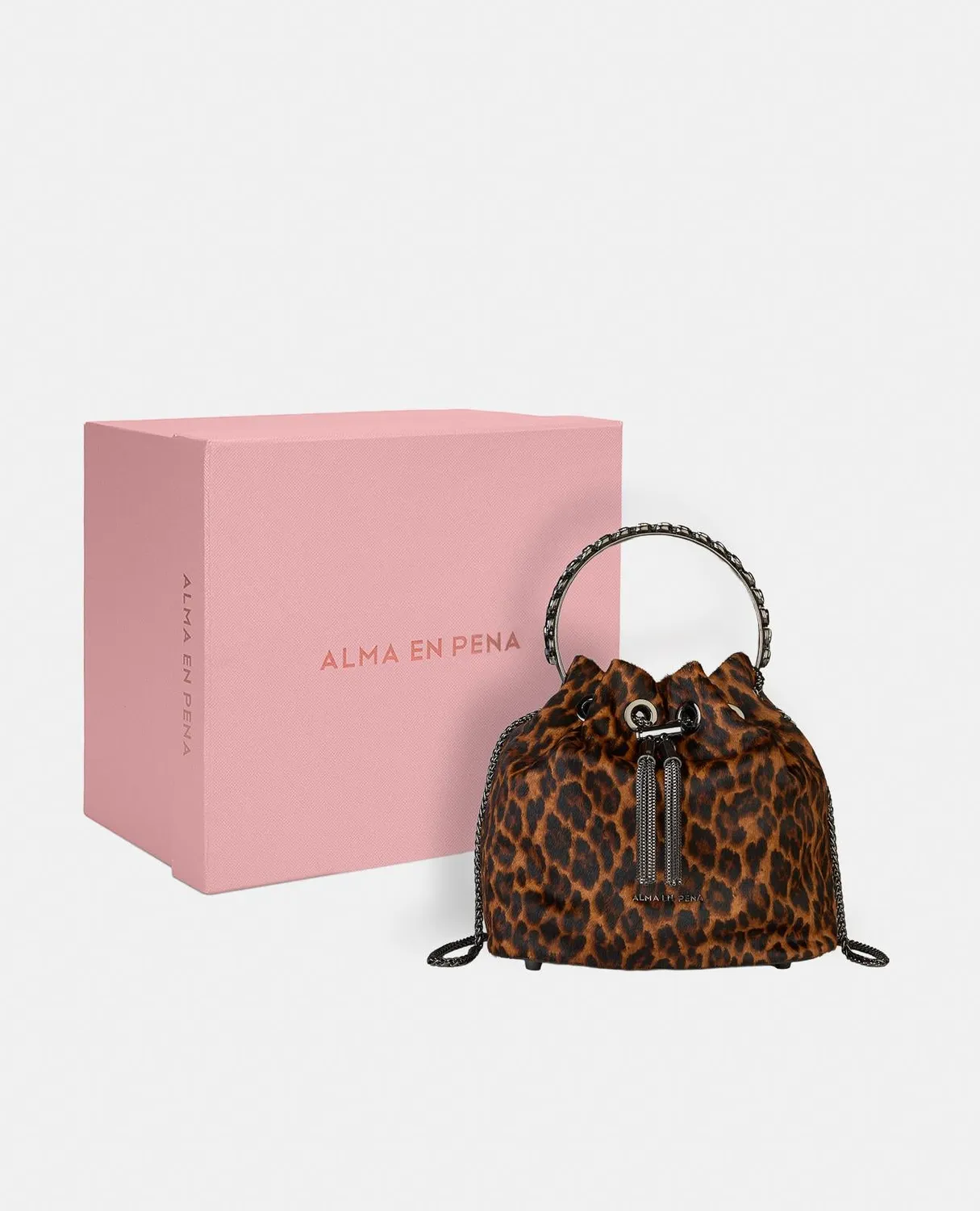 Alma en Pena BG110 sac seau marron cuir