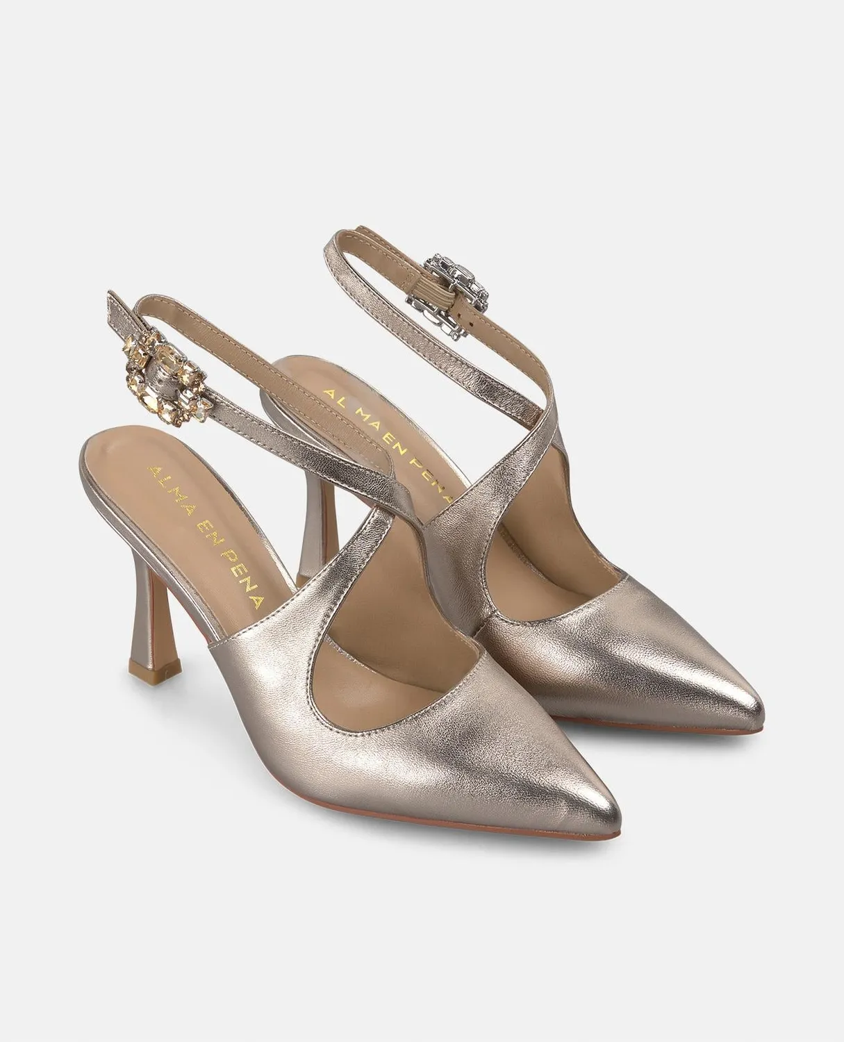 Alma en Pena V250612 escarpins bronze 9 cm