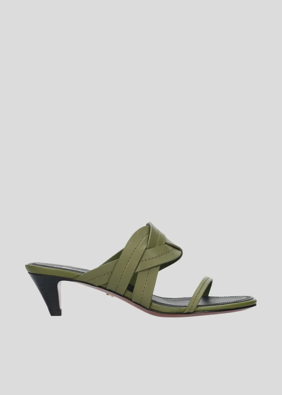Lola Cruz Patrizia 45 mule kaki