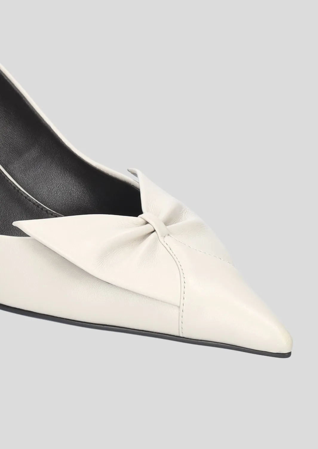 Lola Cruz Manuela Pumps 50 escarpins écru cuir
