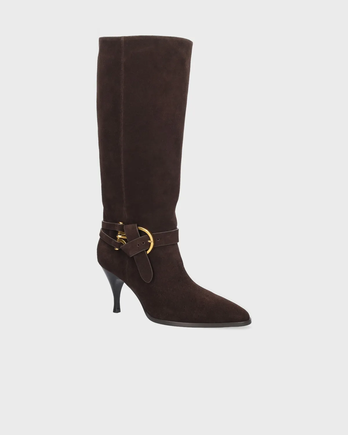 Lola Cruz Genevive 80 bottes marron talon 8 cm