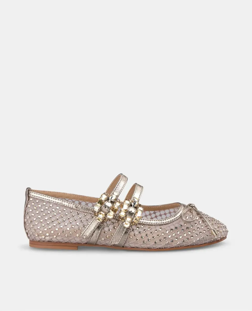 Alma en Pena V250532 ballerine bronze résille