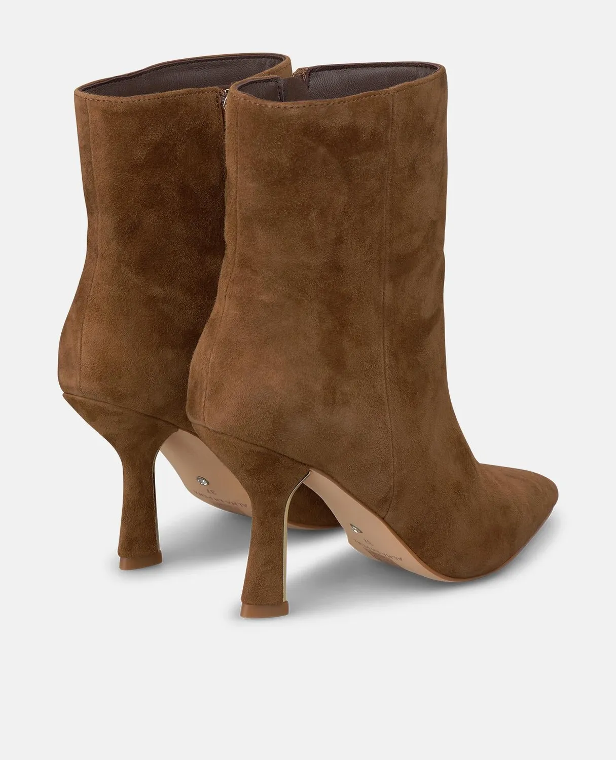 Alma en Pena I260401 bottines daim camel talon 8,5 cm