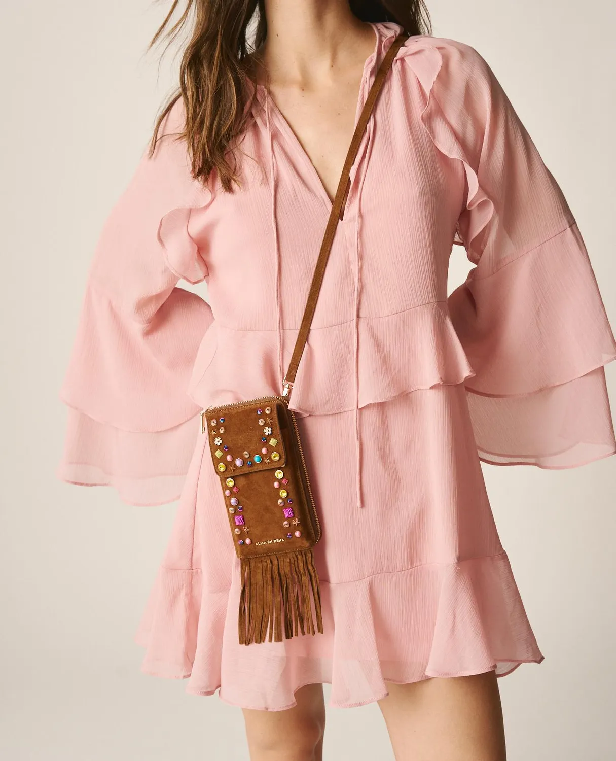 Alma en Pena Natalia V26WT018 sac cuir caramelo