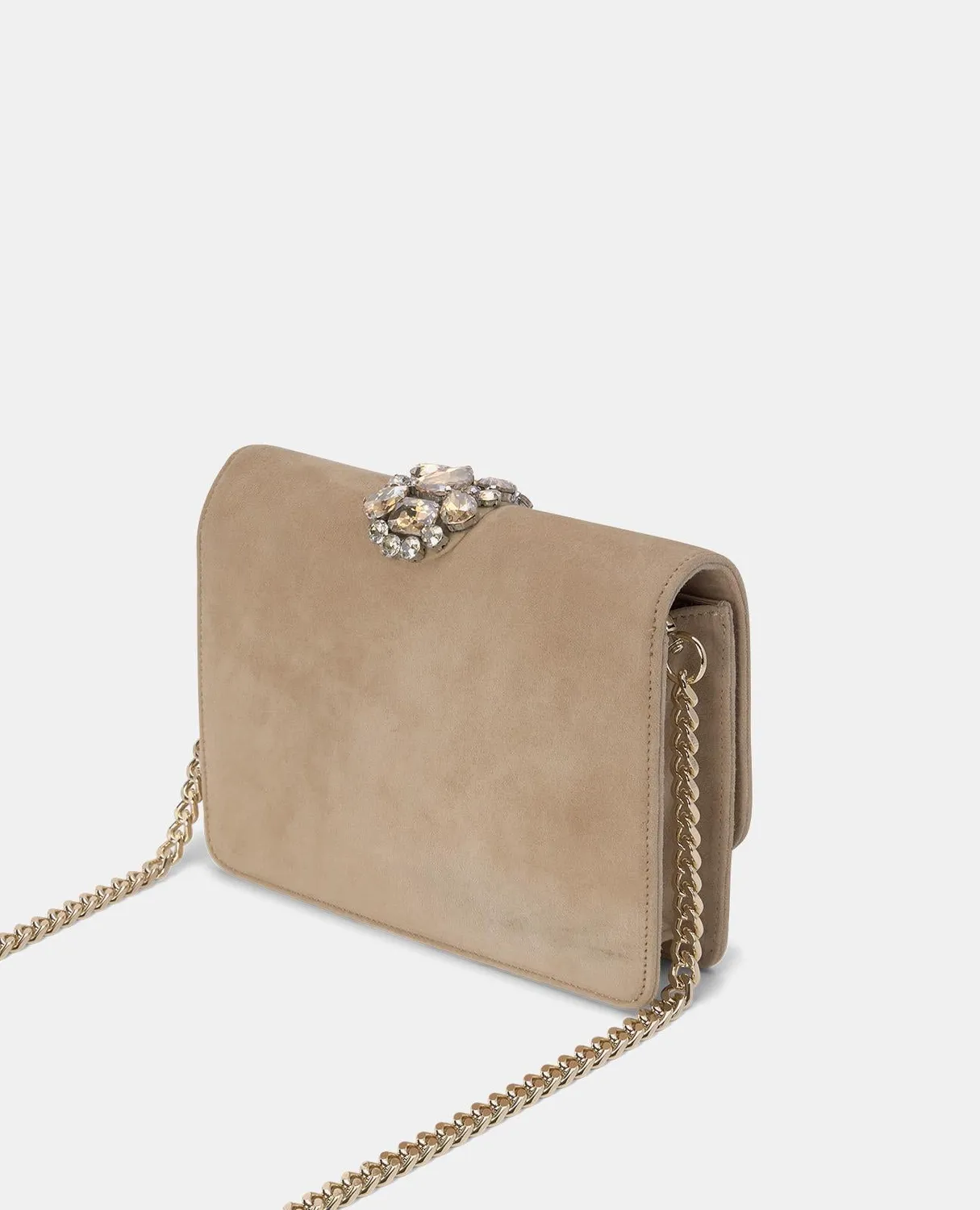 Alma en Pena V24B-019 sac bandoulière cuir sable chaîne
