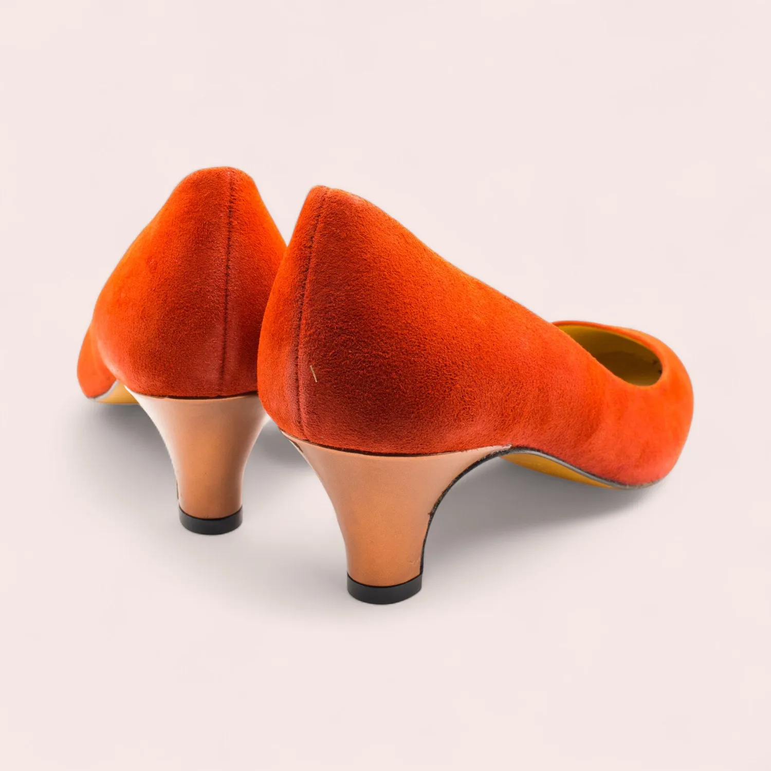 Karine Arabian DIANE escarpins cuir rouge talon 47 mm