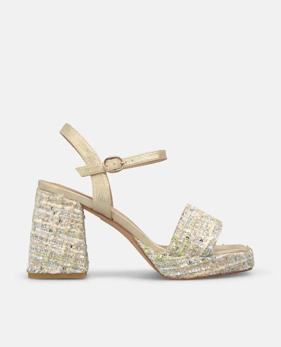 Alma en Pena V2650300 sandales jeans talon 9 cm